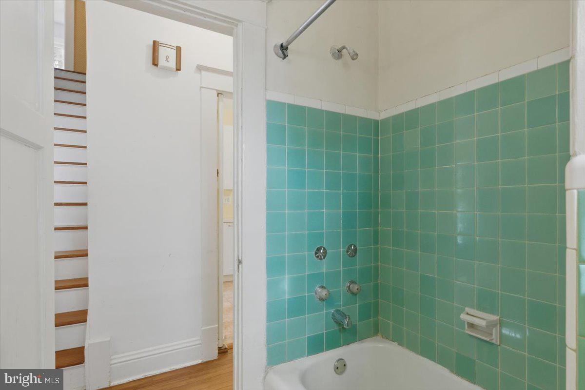 5900 32nd Street Northwest Washington, DC 20015 - Photo 21 of 51 a bathroom with a shower and a toilet