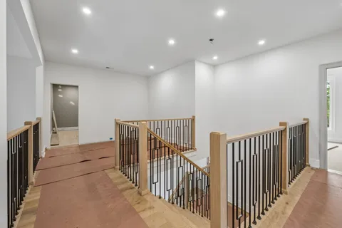 a gym hall with exercise machine