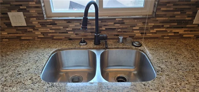 a close view of sink