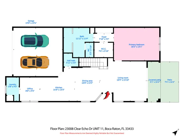 $6,100 | 23008 Clear Echo Drive, Unit 11, Boca Raton, FL 33433