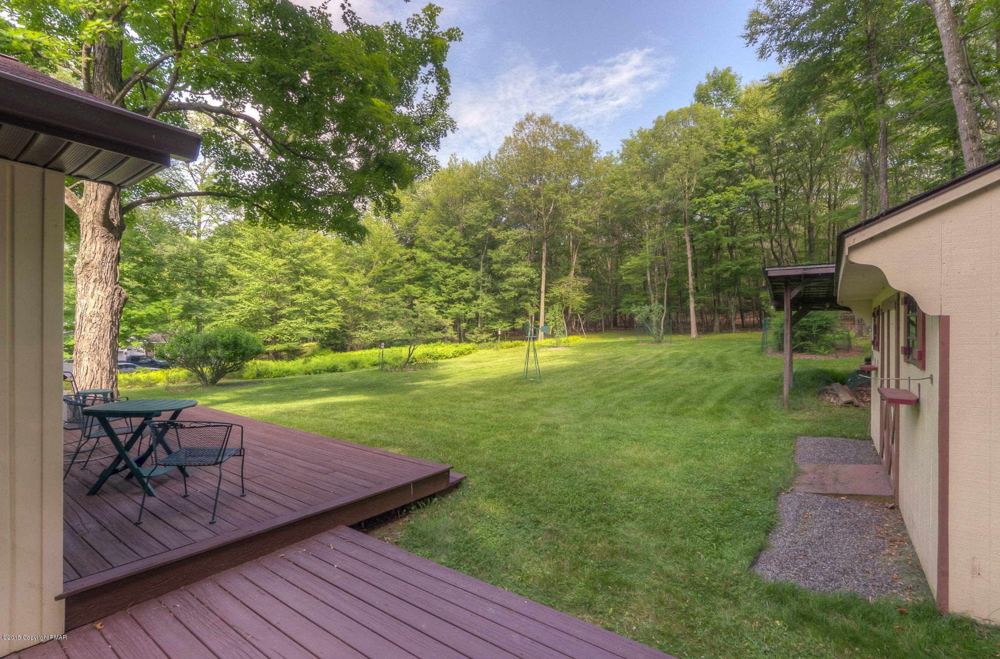 366 McKay Road Henryville, PA 18332 - Photo 14 of 16 Back Yard from Right