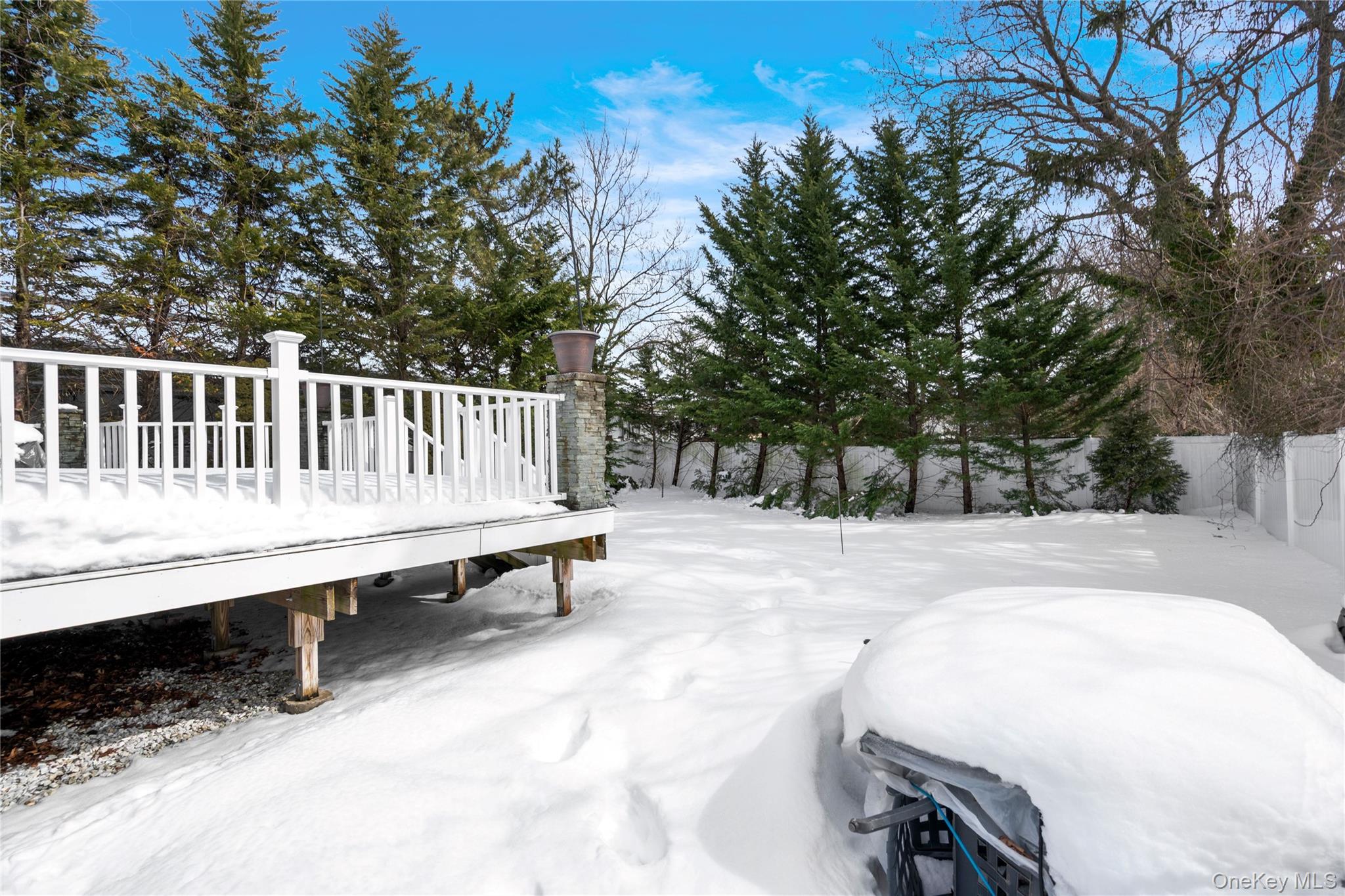 25 State Place Huntington, NY 11743 - Photo 31 of 33 a view of backyard with a tub and trees