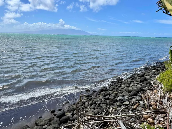 a view of beach and ocean