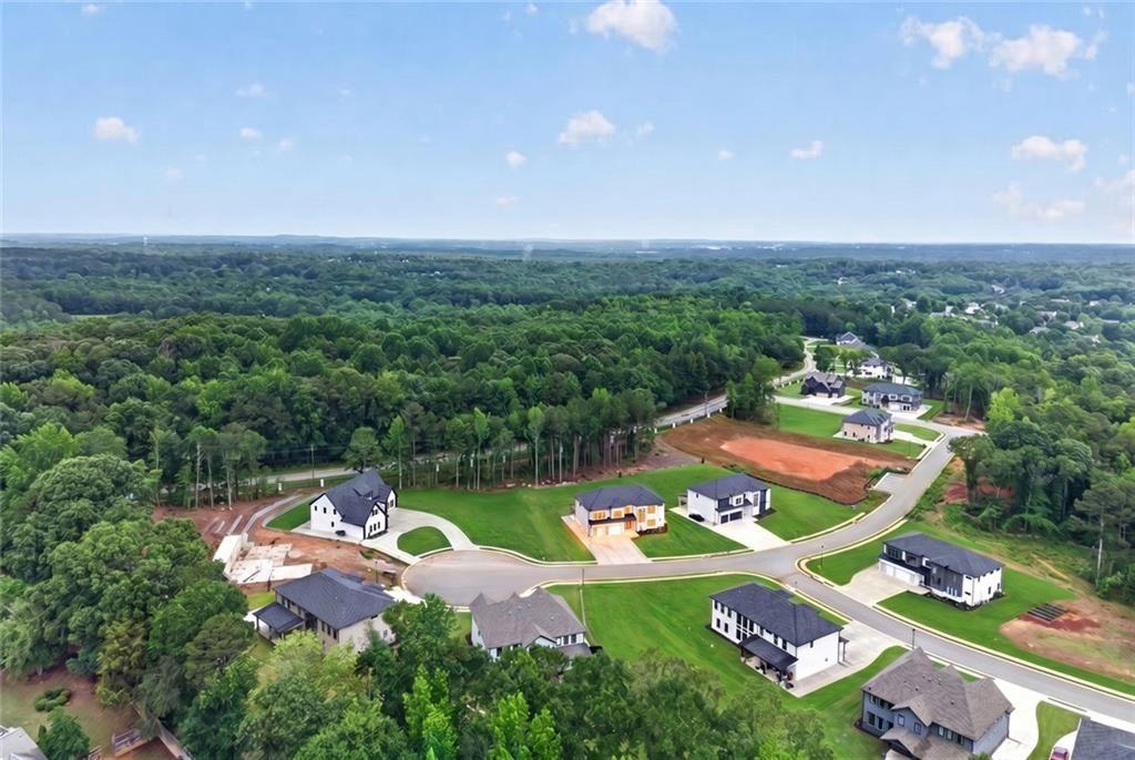 125 Rocky Rdg Way Auburn, GA 30011 - Photo 60 of 68 an aerial view of a house with a garden