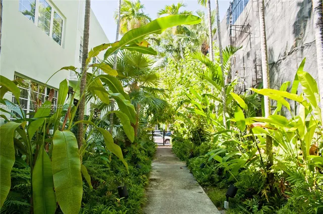 a view of front door