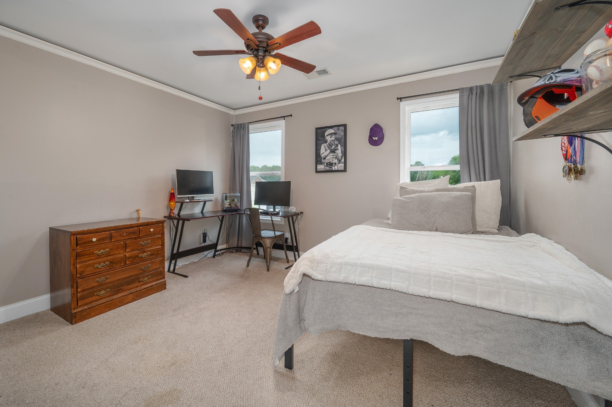 1675 Walnut Hill Road Lebanon, TN 37090 - Photo 30 of 54 a bedroom with a bed and furniture