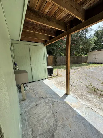 a view of storage and utility room