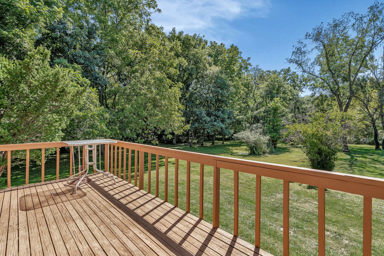 8816 Scott School Road Morris, IL 60450 - Photo 35 of 43 a view of balcony with wooden floor and fence