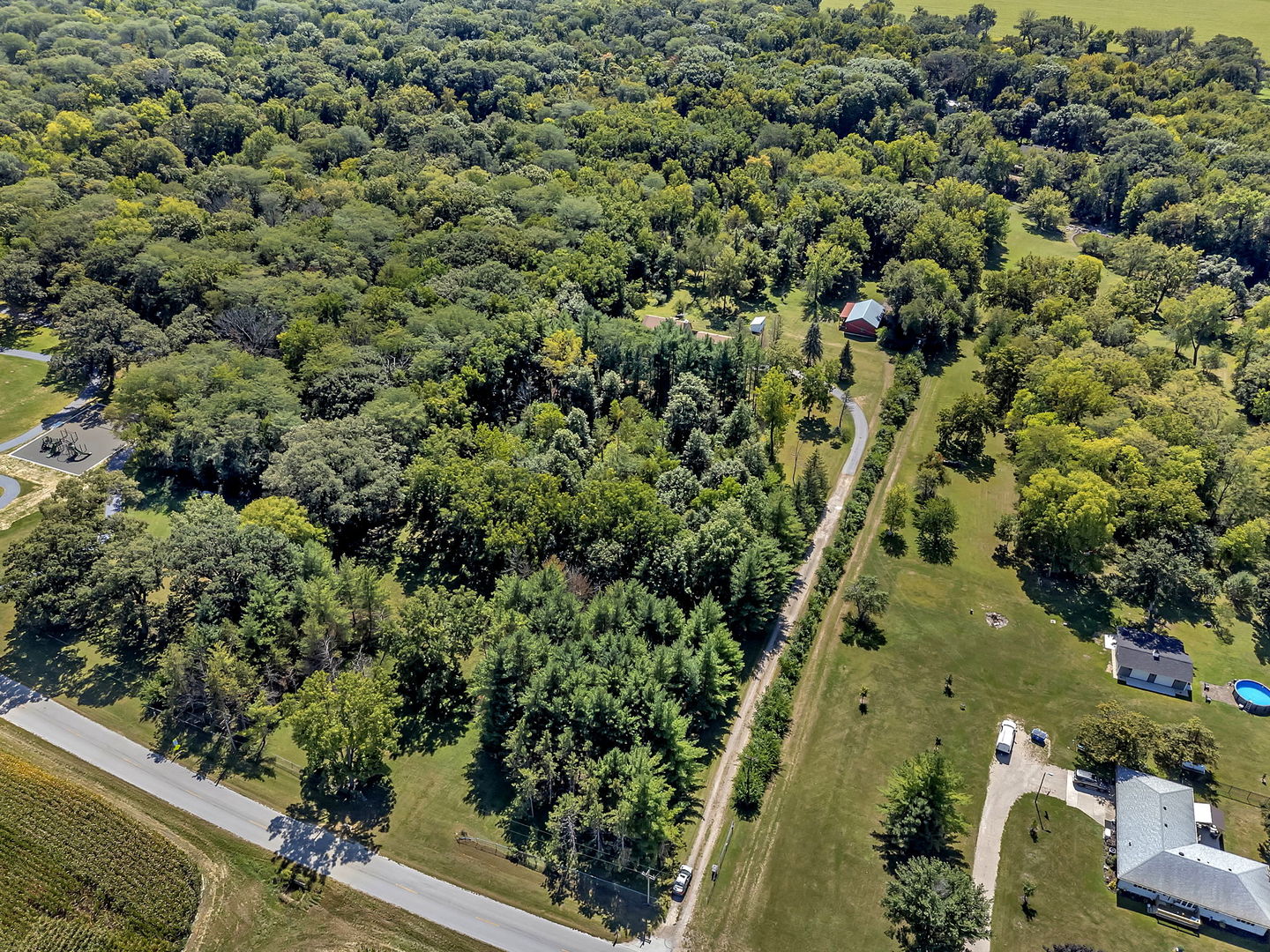 8816 Scott School Road Morris, IL 60450 - Photo 41 of 43 an aerial view of a residential houses