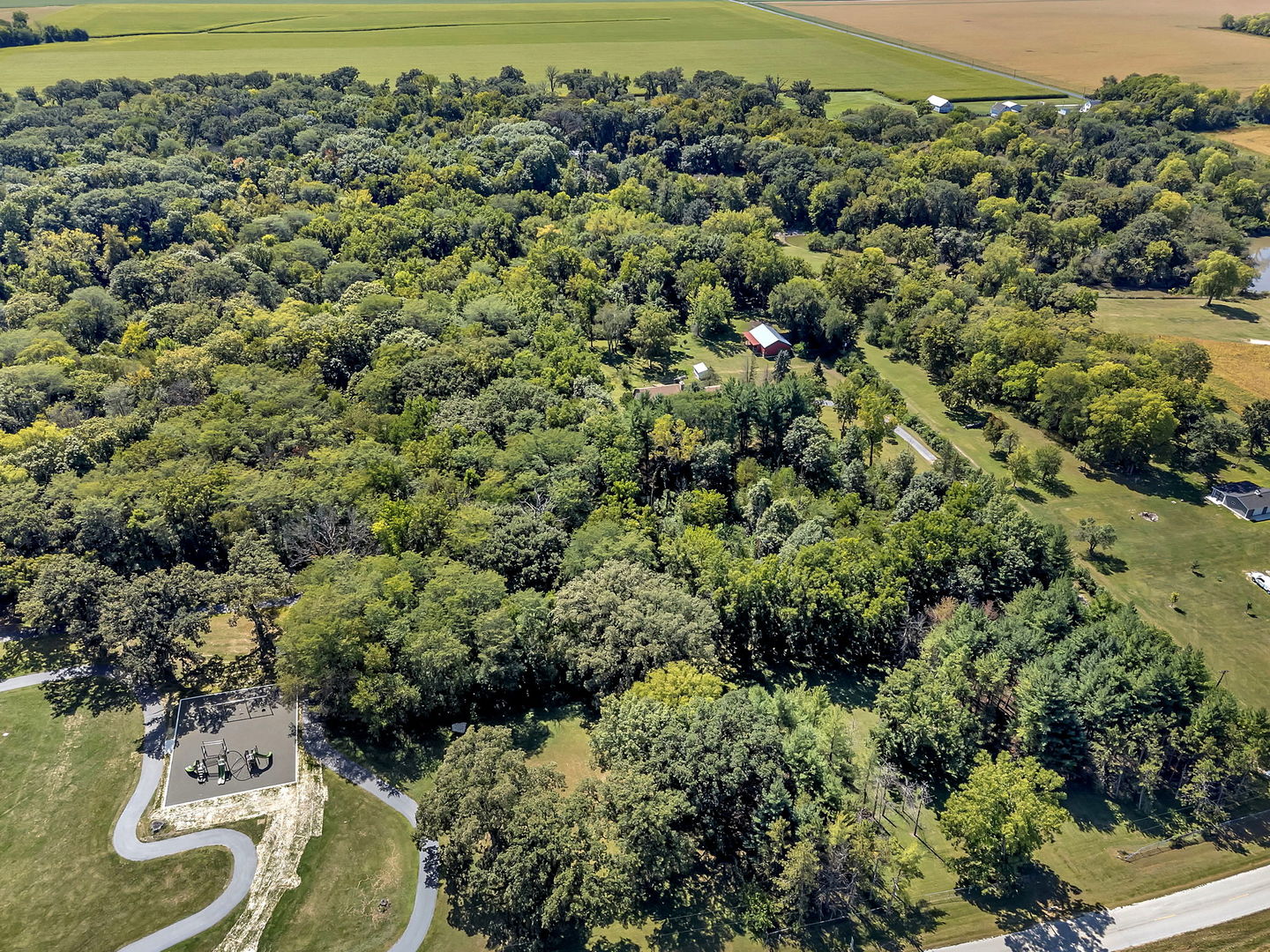 8816 Scott School Road Morris, IL 60450 - Photo 42 of 43 an aerial view of a house with a yard