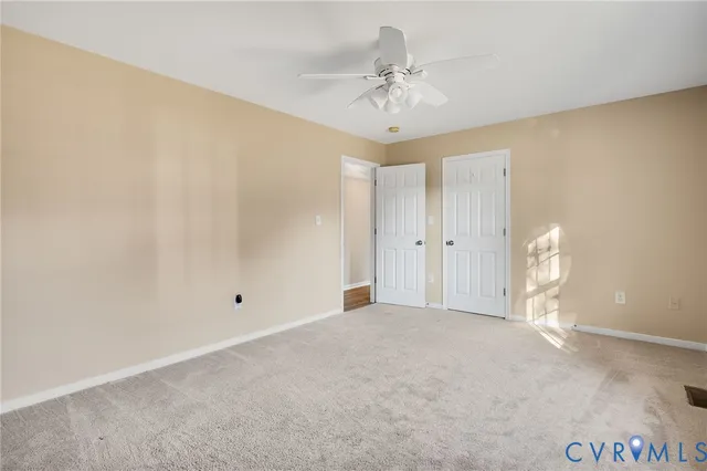 a view of an empty room