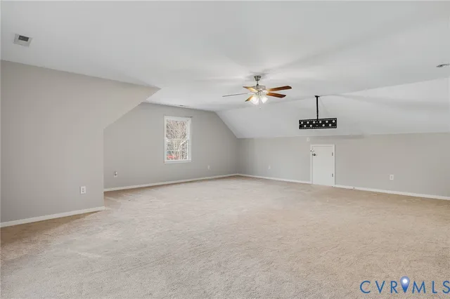 a view of an empty room