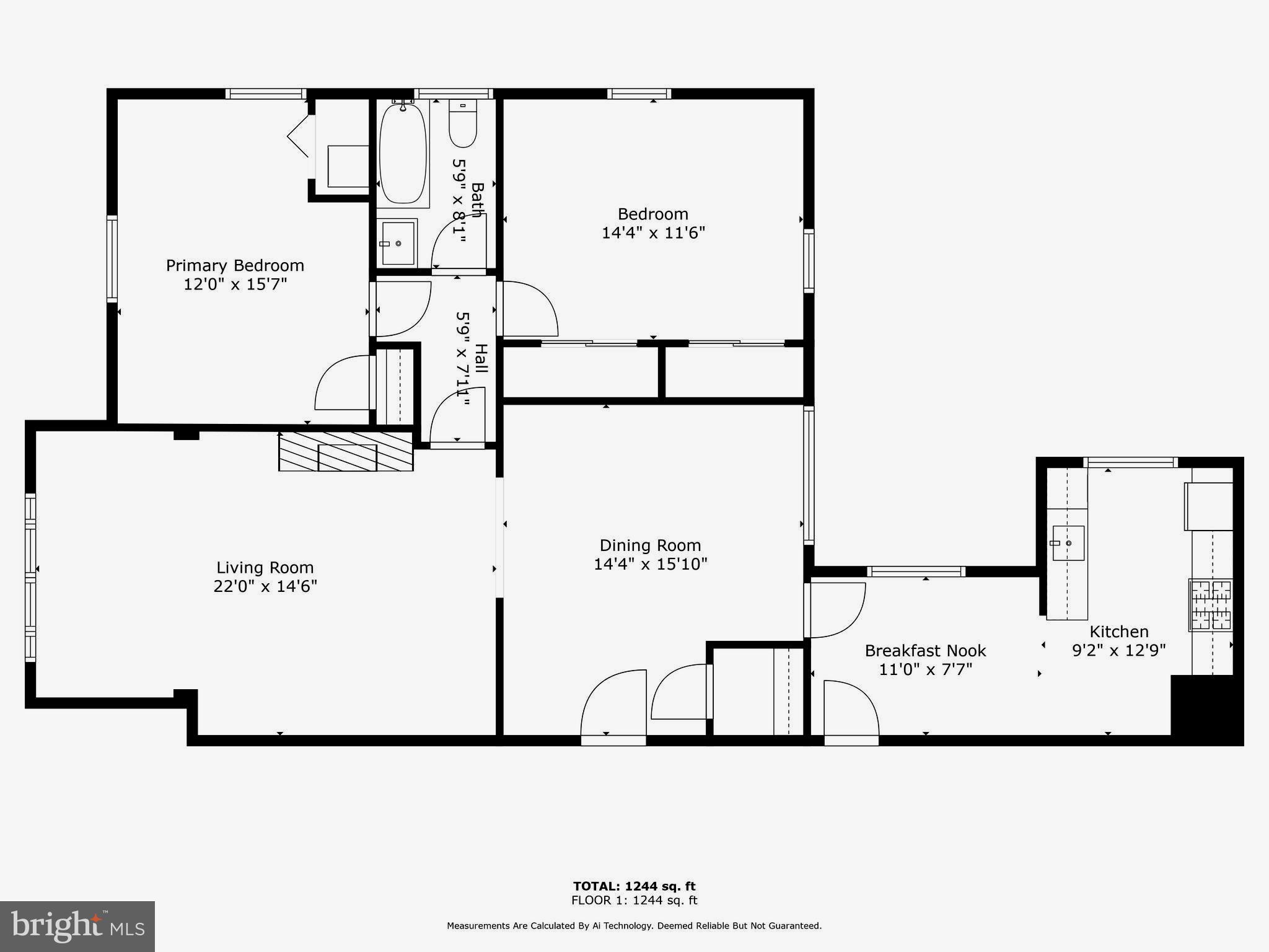 4300 Roland Avenue, Unit 101 Baltimore, MD 21210 - Photo 41 of 41 a picture of a floor plan