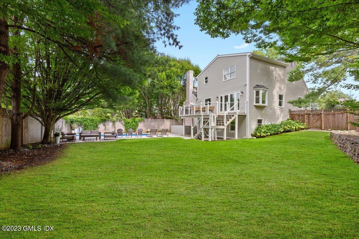 5 Sunshine Avenue Riverside, CT 06878 - Photo 30 of 35 a house view with a garden space