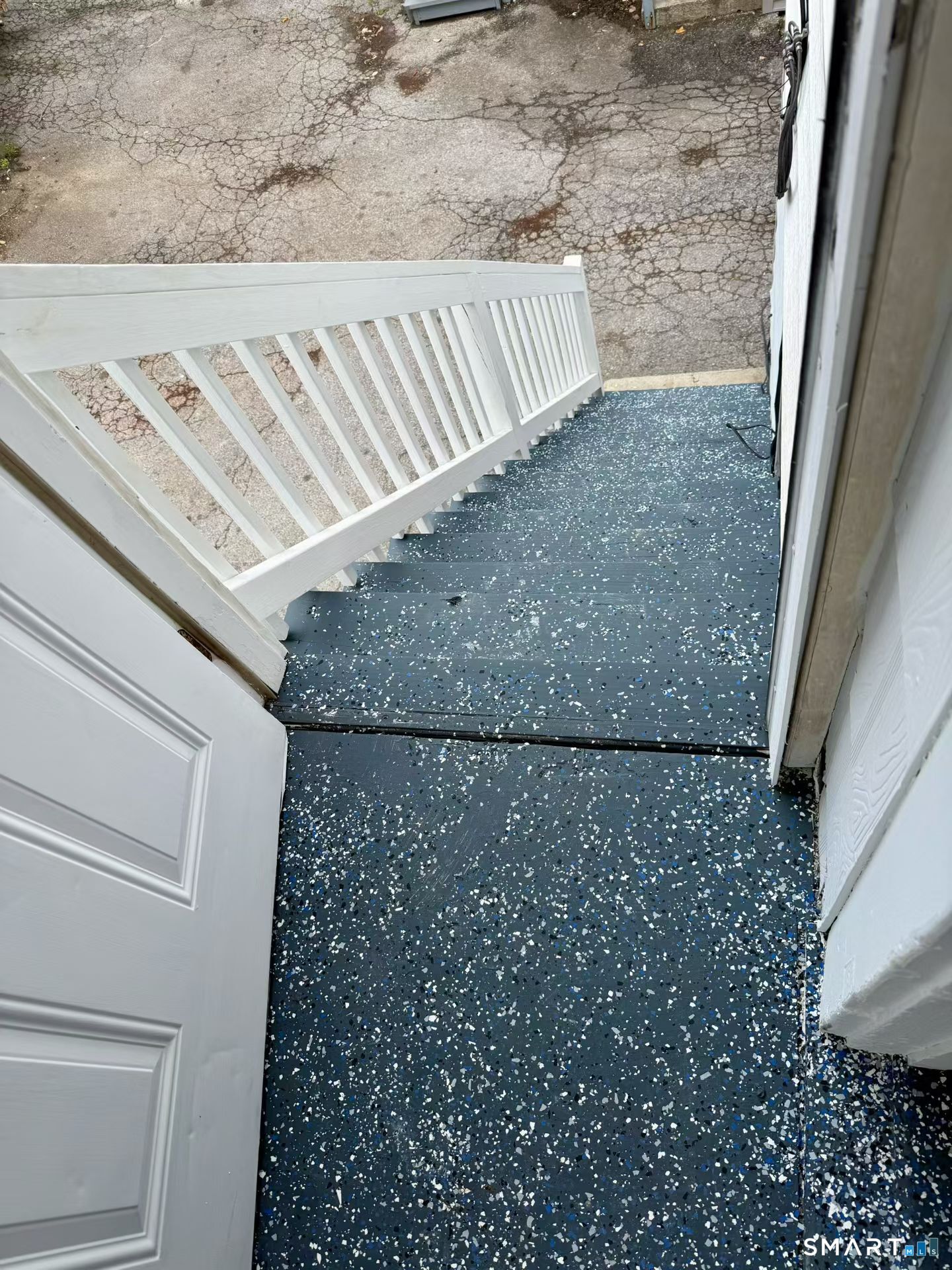 60 Stephen Street Stamford, CT 06902 - Photo 15 of 29 2nd Fl Backdoor & Backstaircase to 2nd Fl Kitchen