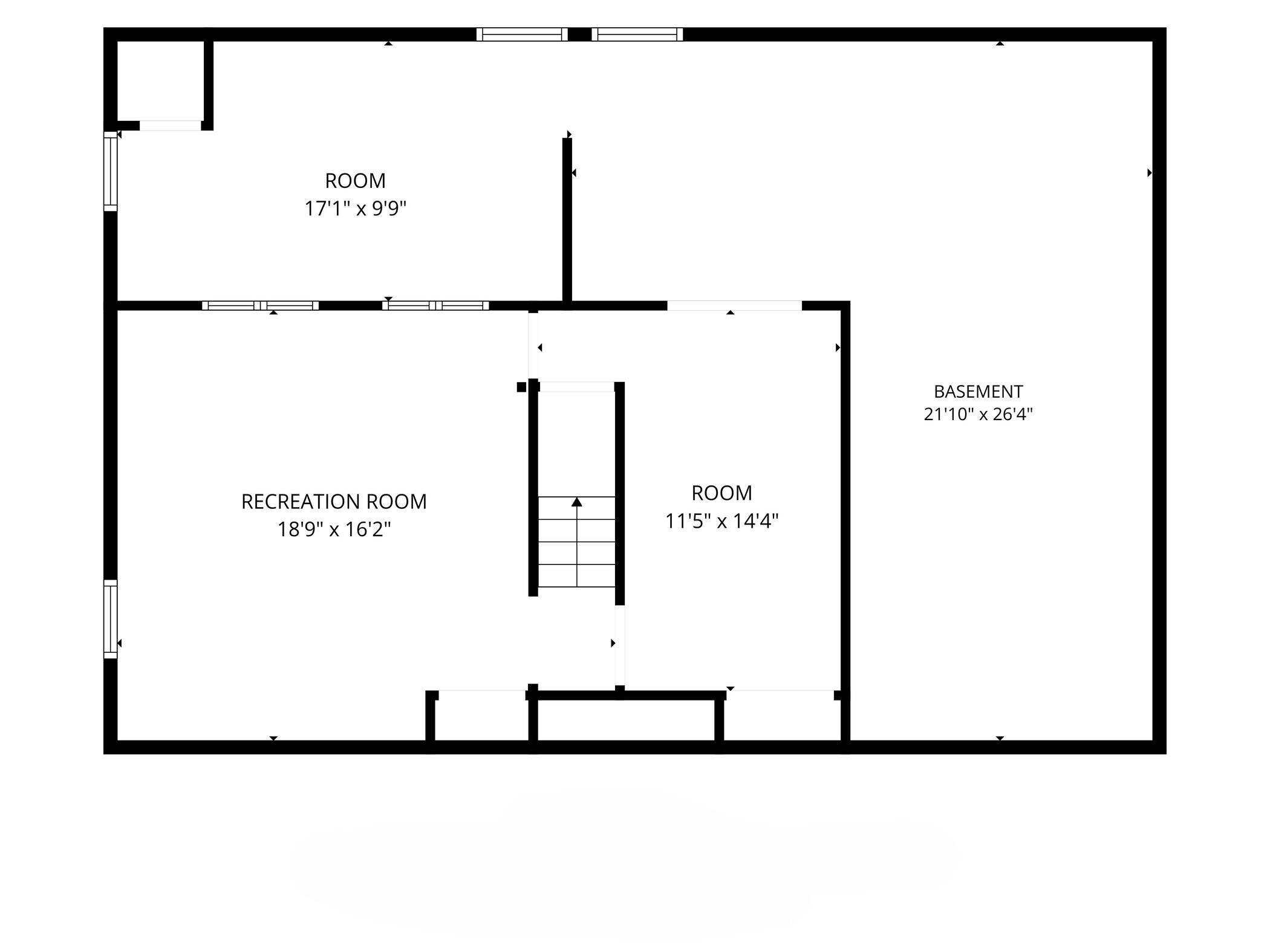 48377 Gyde Road Canton, MI 48187 - Photo 95 of 96 Basement Floor Plan