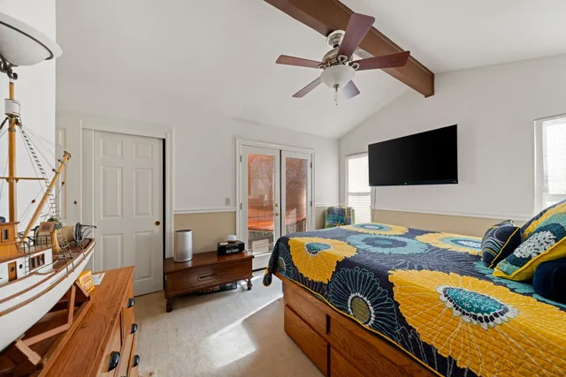 a view of an chairs and tables in patio