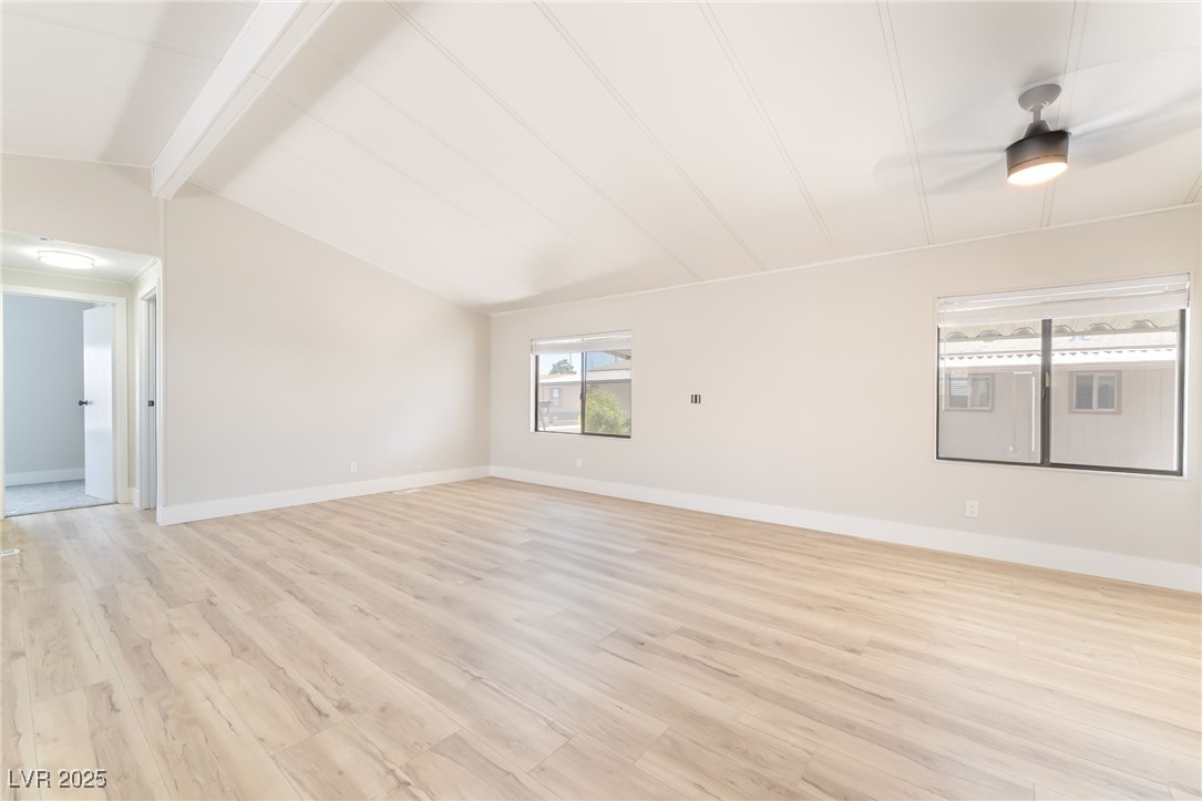 5552 Aldama Road Las Vegas, NV 89122 - Photo 8 of 35 Spare room featuring light wood-style flooring and