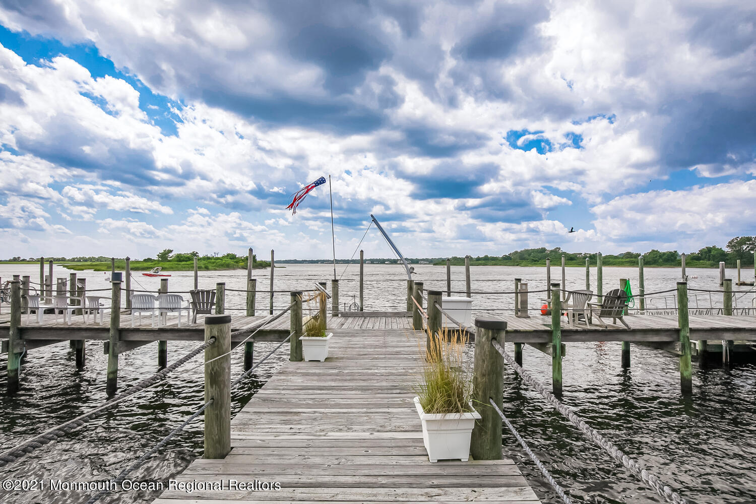 1332 Ocean Avenue, Unit 5R Sea Bright, NJ 07760 - Photo 30 of 40 a view of a balcony and ocean view