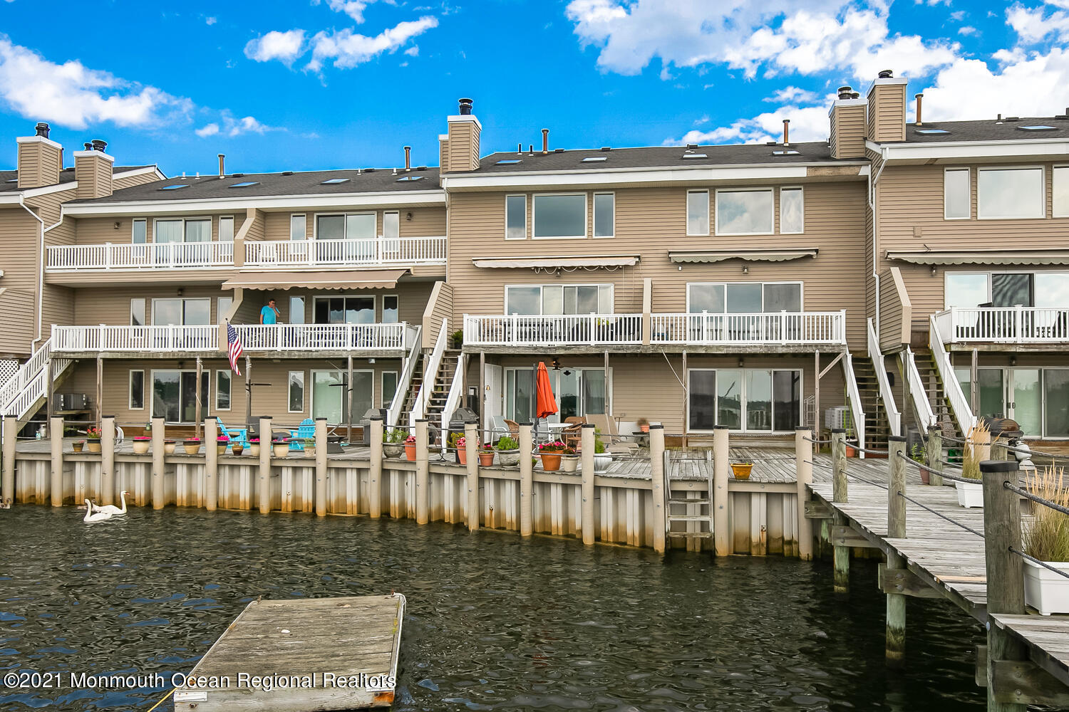 1332 Ocean Avenue, Unit 5R Sea Bright, NJ 07760 - Photo 32 of 40 a front view of a building with lake view