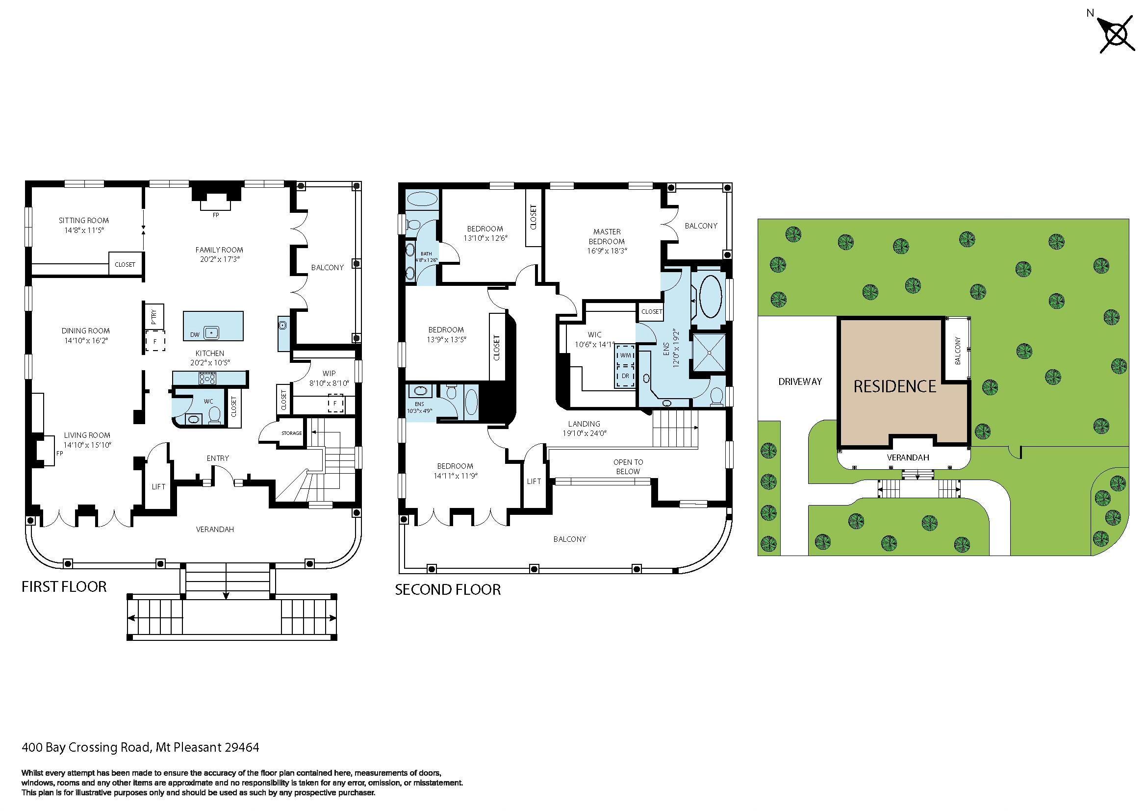 400 Bay Crossing Road Mount Pleasant, SC 29464 - Photo 86 of 86 Floor Plan