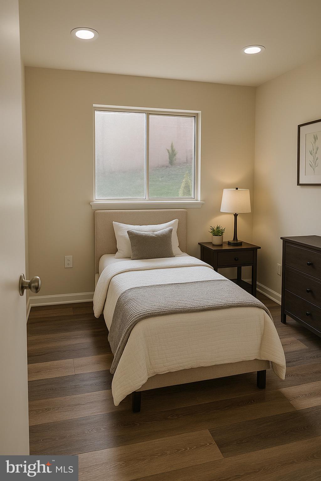 12800 Asbury Drive Fort Washington, MD 20744 - Photo 40 of 53 a bedroom with a bed and wooden floor