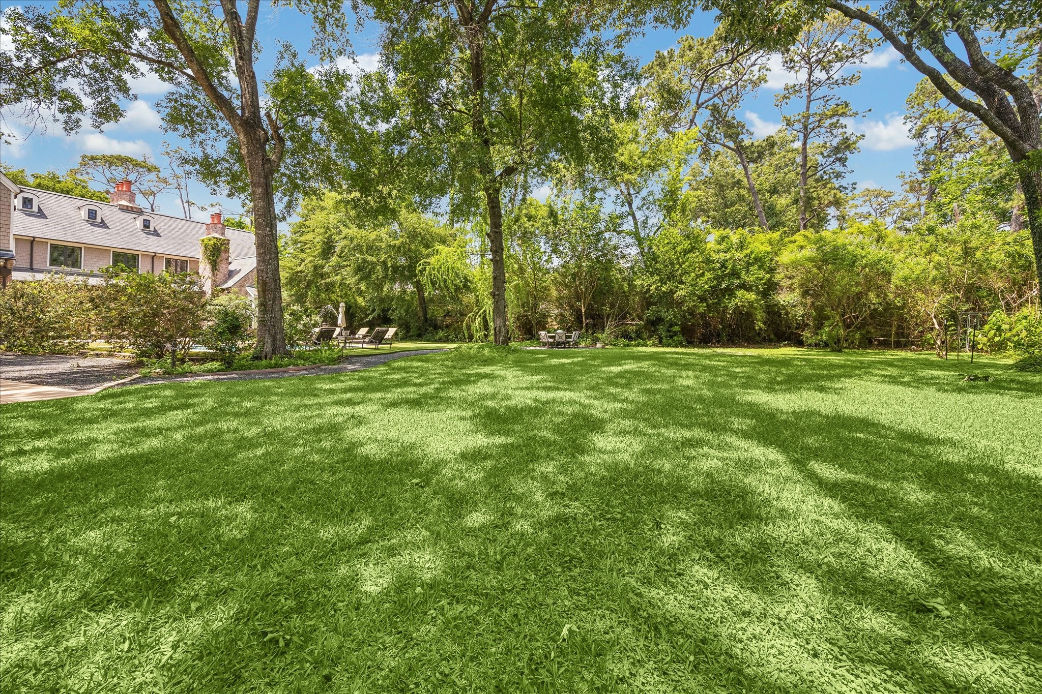 802 Country Lane Houston, TX 77024 - Photo 33 of 34 a grassy field with trees in the background