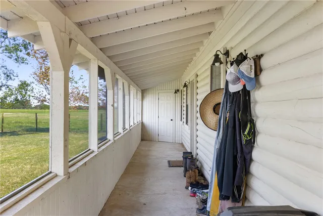 a view of a walk in closet