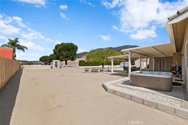 a view of outdoor space with patio