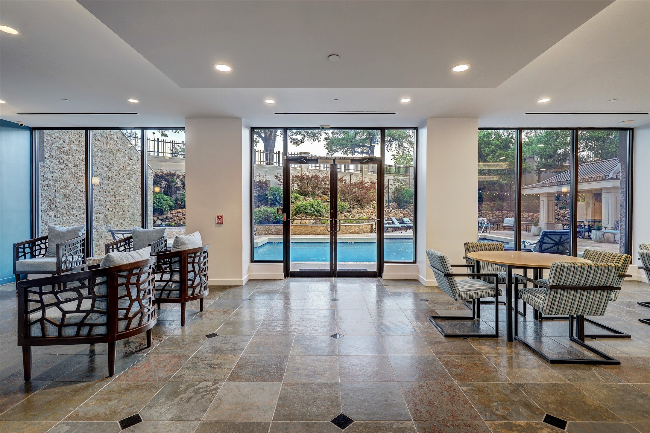 2001 Holcombe Boulevard, Unit 504 Houston, TX 77030 - Photo 21 of 38 Pool level party room.