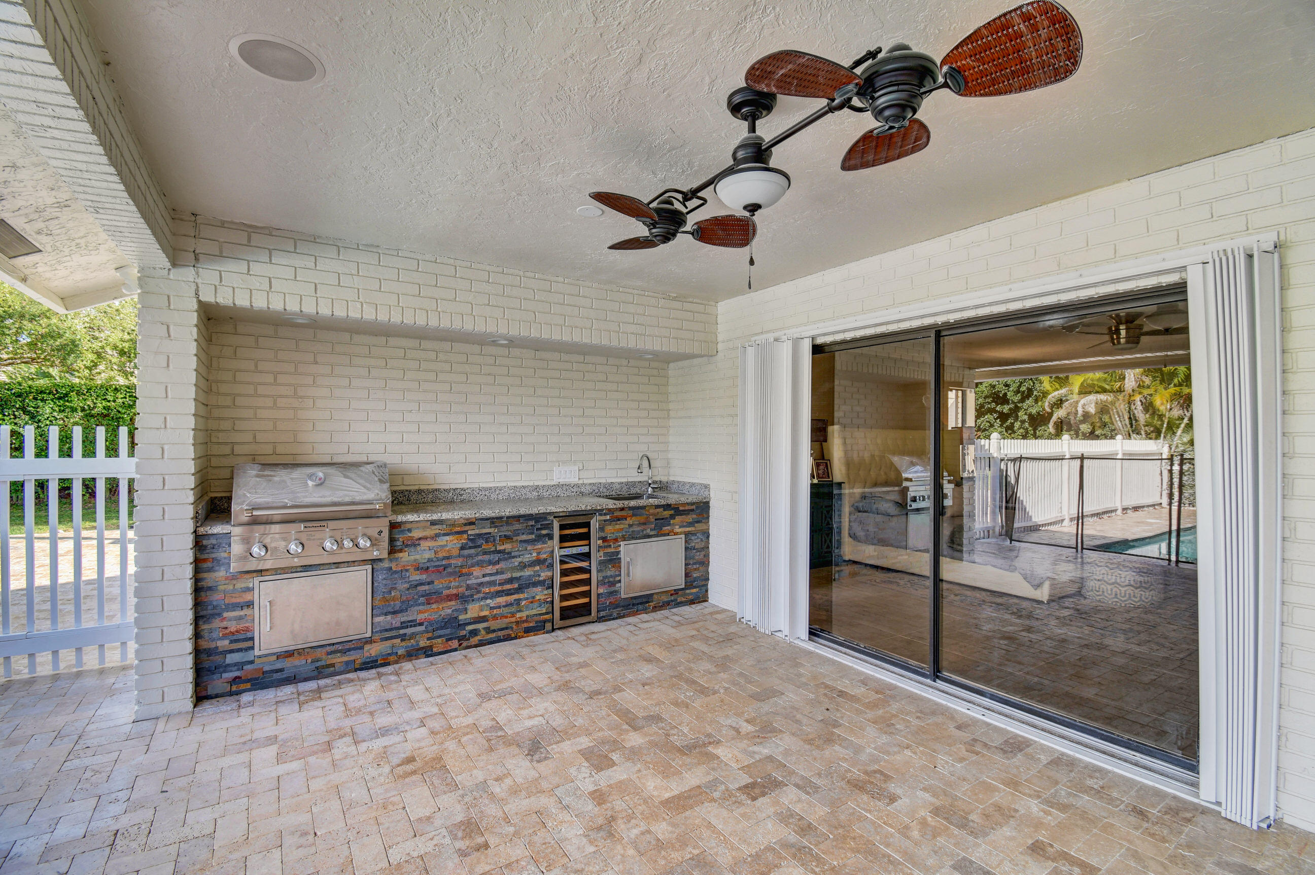 9305 Perth Road Lake Worth, FL 33467 - Photo 54 of 67 Outdoor grill/wine fridge