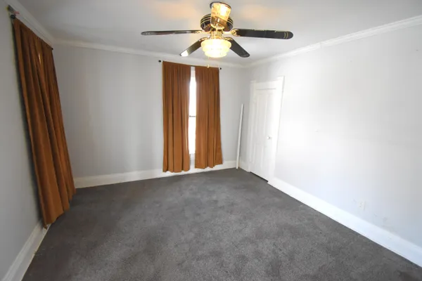 a window in an empty room