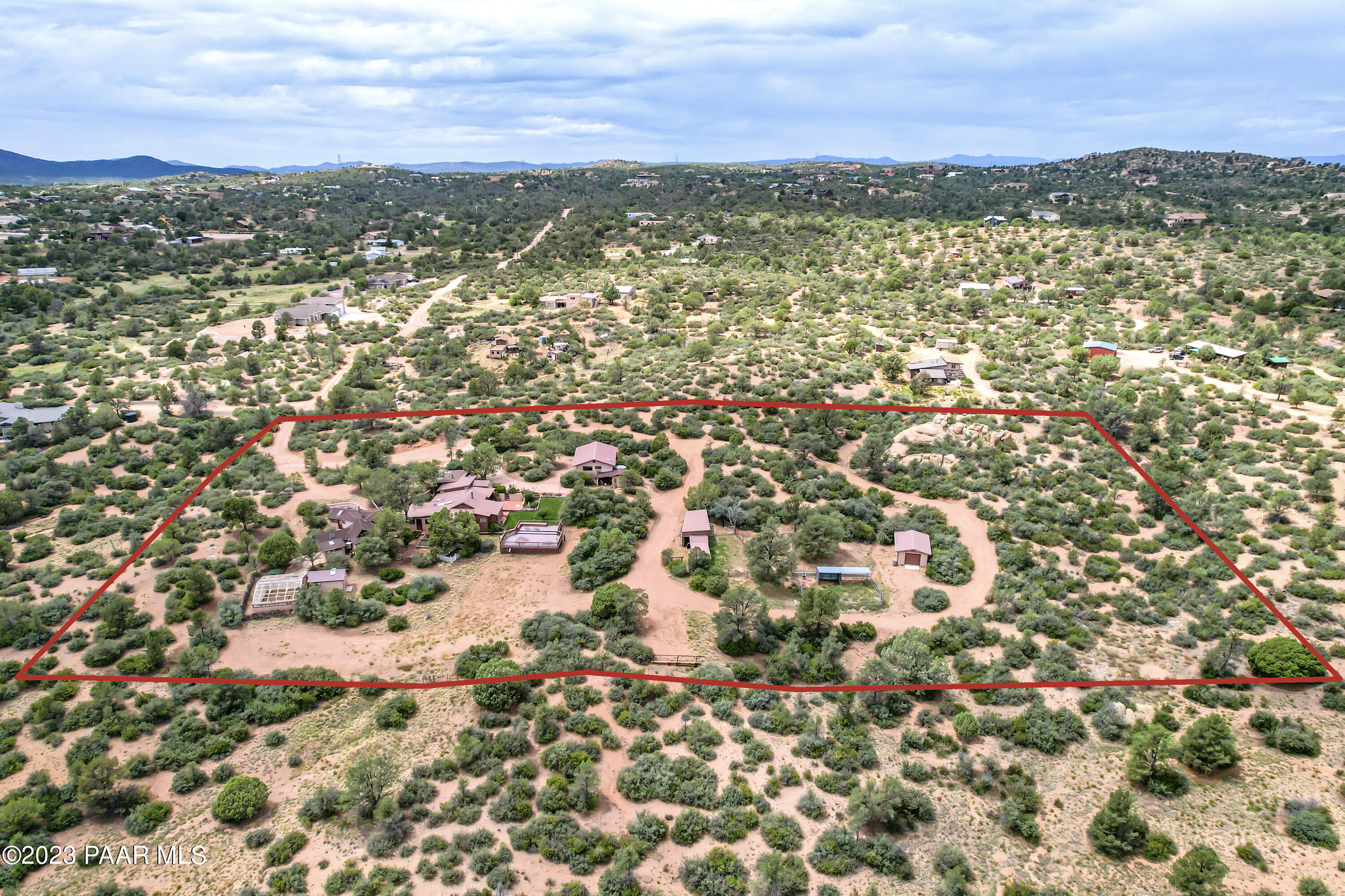 4100 Marlow Road Prescott, AZ 86305 - Photo 56 of 62 Marlow Rd Aerial - 08