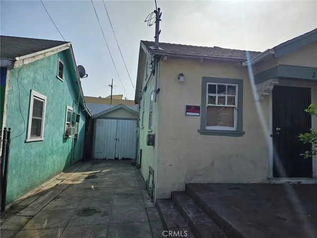 a view of a door and wooden door