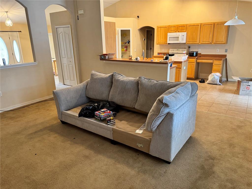 12055 Robina Road Weeki Wachee, FL 34614 - Photo 7 of 64 a living room with furniture and a kitchen view