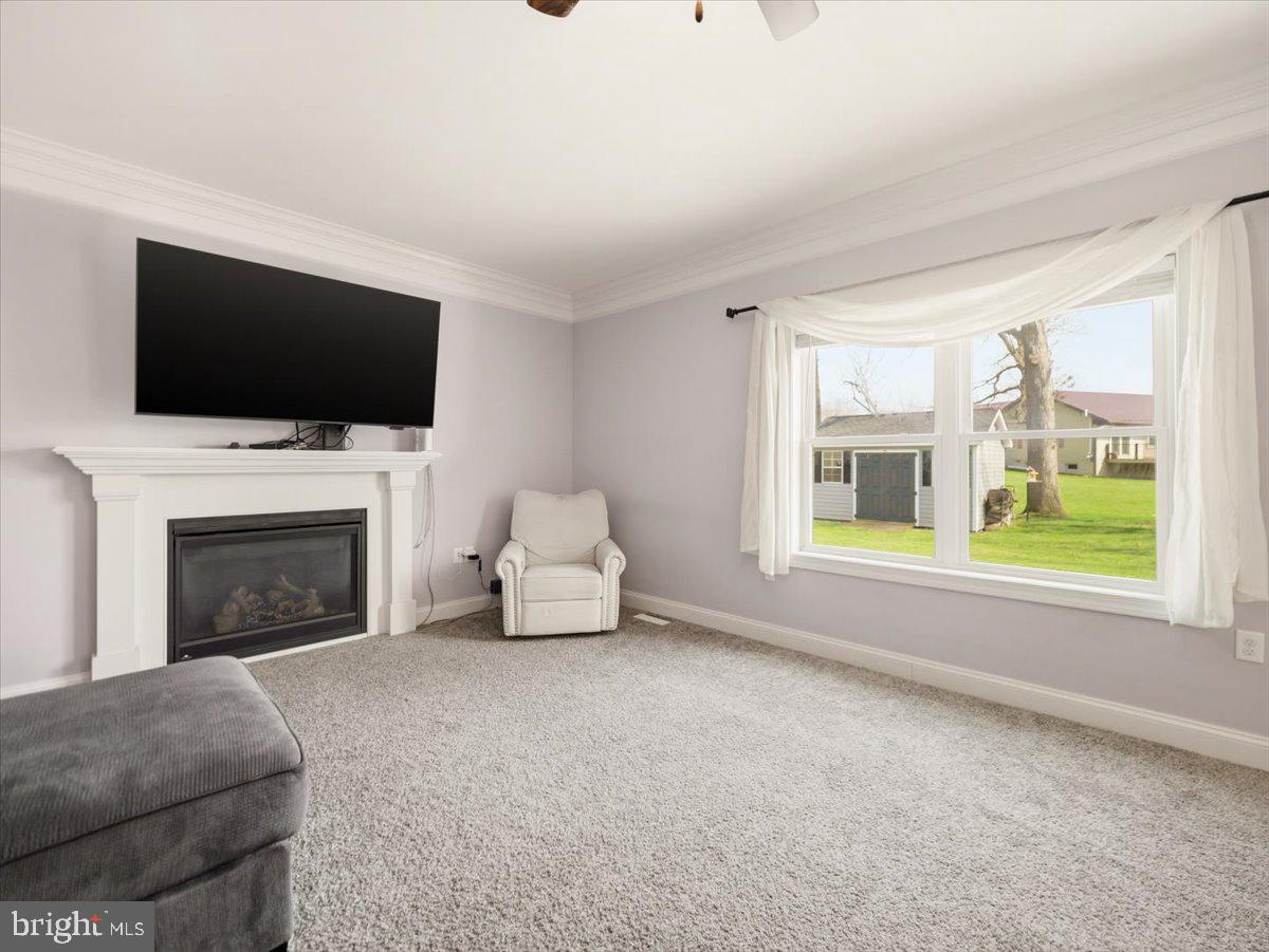 2006 Jelena Road Shippensburg, PA 17257 - Photo 18 of 47 a living room with furniture a fireplace and a flat screen tv