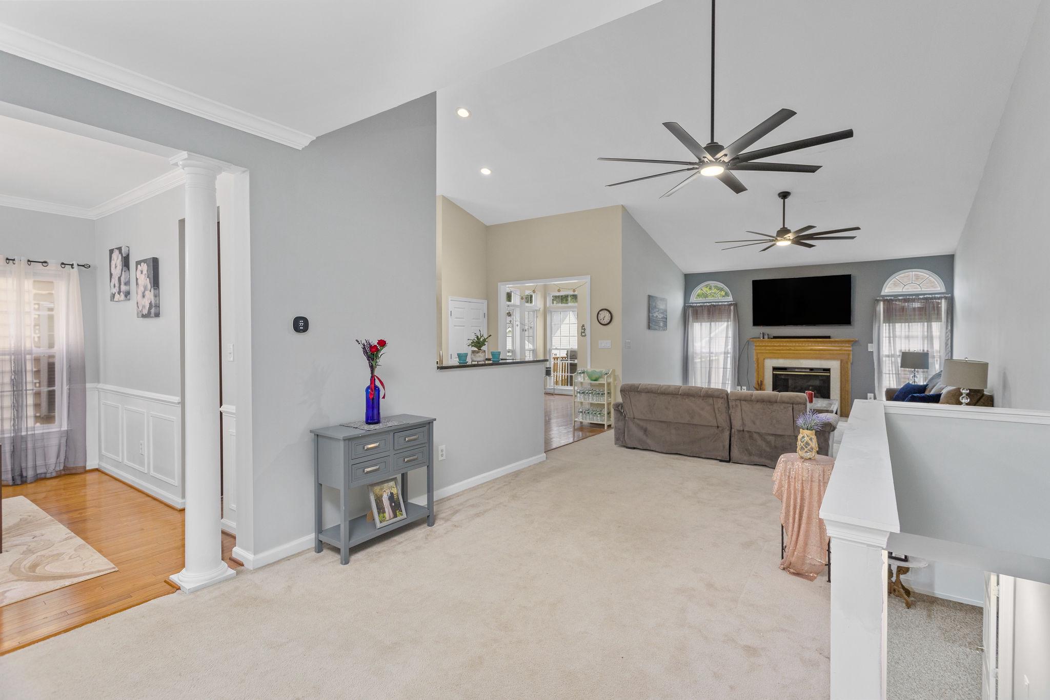 5 Tommys Meadow Pemberton, NJ 08068 - Photo 8 of 29 Family room open to kitchen, 2 ceiling fans