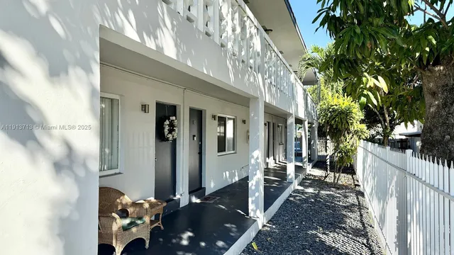 a view of a house with a patio
