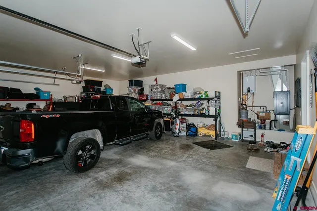 a view of car garage