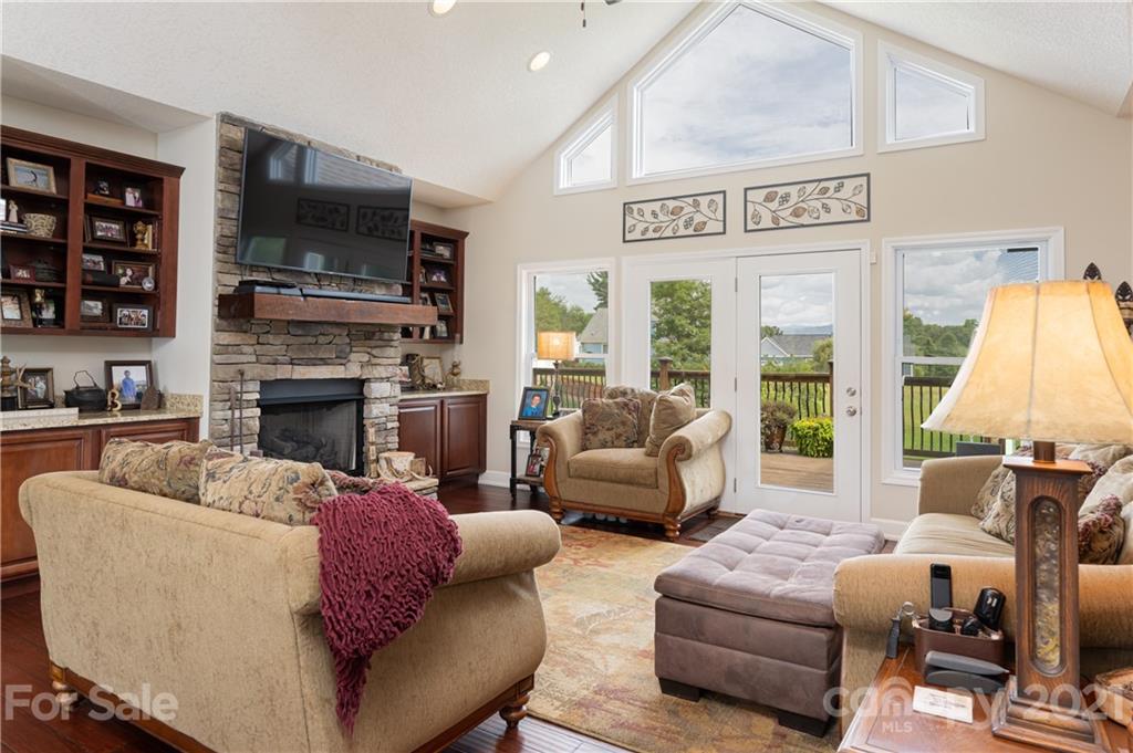 12 Horizon View Lane Alexander, NC 28701 - Photo 15 of 36 a living room with furniture fireplace and a flat screen tv
