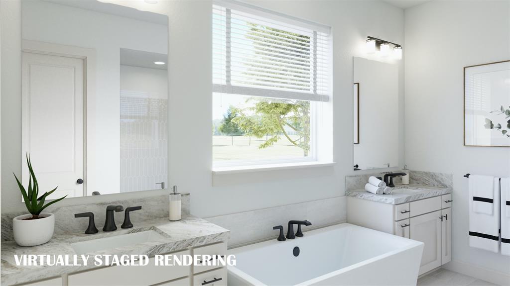 15652 Rue Drive Frisco, TX 75033 - Photo 10 of 17 An owner's bath fit for a king and a queen! VIRTUALLY STAGED RENDERING
