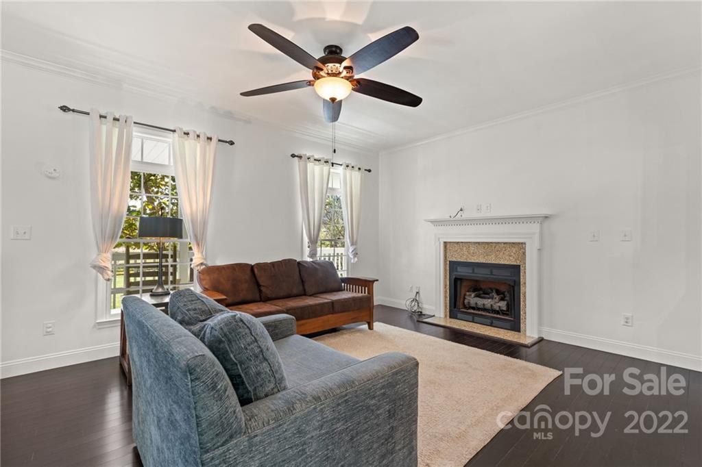 770 Grindstone Road Waynesville, NC 28785 - Photo 7 of 48 a living room with furniture and a fireplace