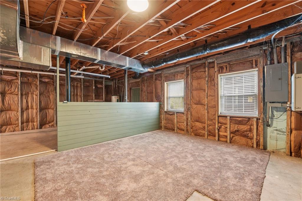 6875 Pisgah Covered Bridge Road Asheboro, NC 27205 - Photo 29 of 41 Unfinished basement area