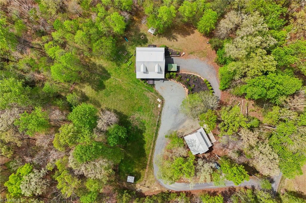 6875 Pisgah Covered Bridge Road Asheboro, NC 27205 - Photo 39 of 41 Aerial view of house