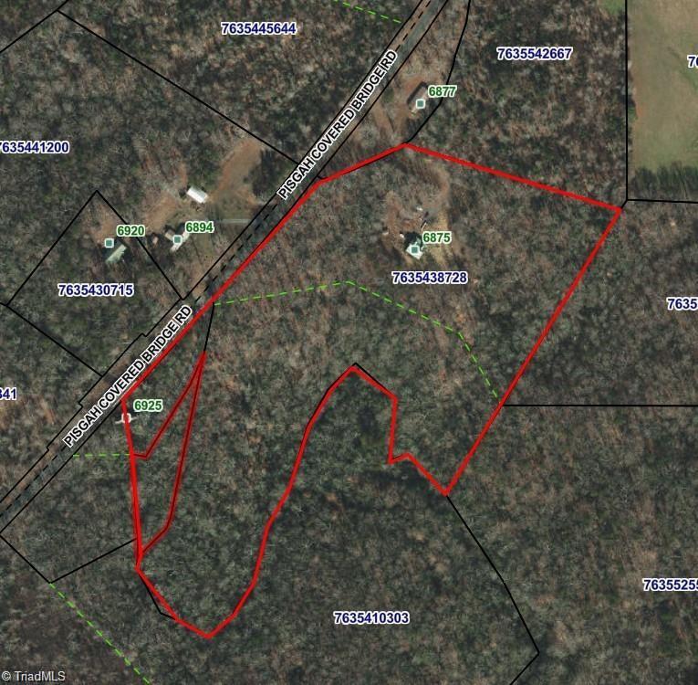6875 Pisgah Covered Bridge Road Asheboro, NC 27205 - Photo 41 of 41 GIS map of all 3 parcels