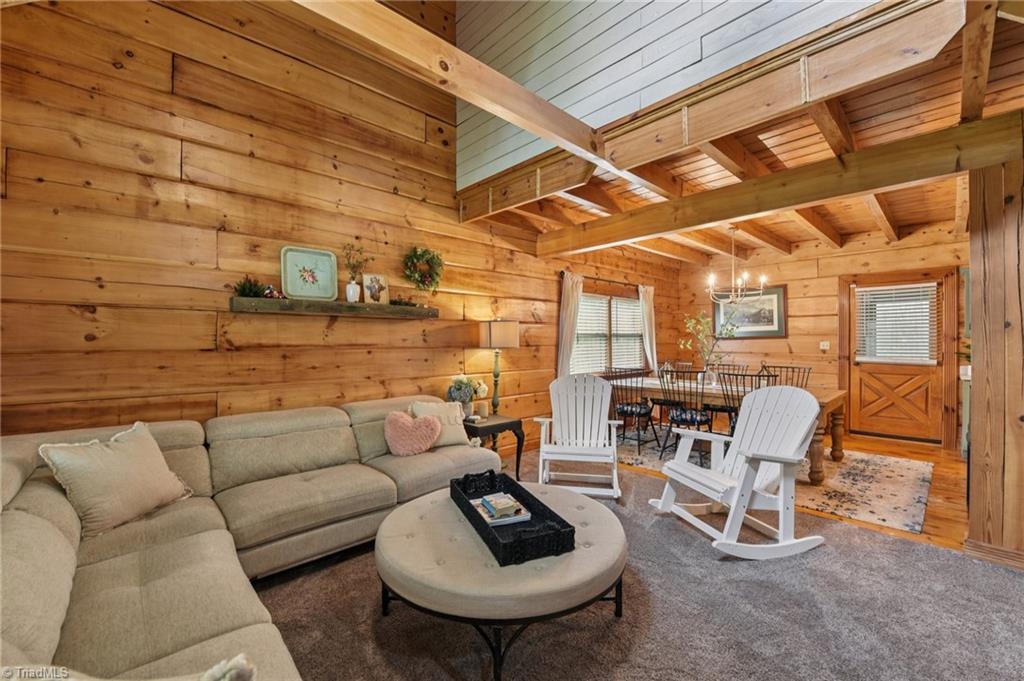 6875 Pisgah Covered Bridge Road Asheboro, NC 27205 - Photo 9 of 41 View of living room from front door