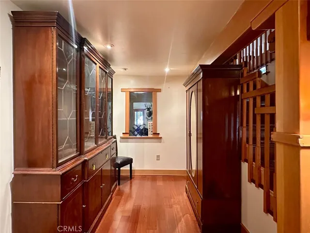 a room with furniture