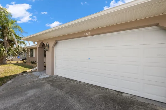 a view of a house with a outdoor space