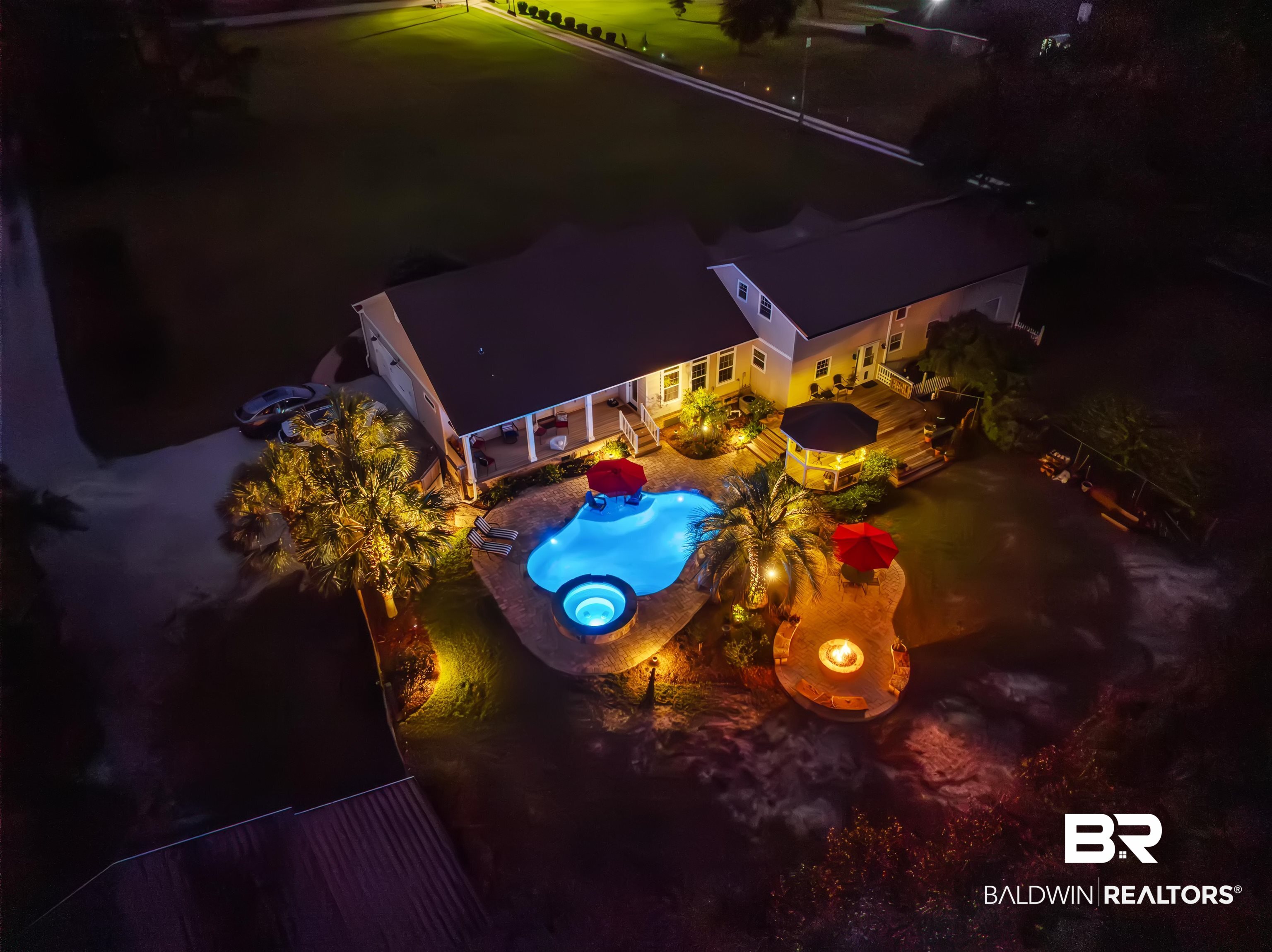 20011 Lawrence Road Fairhope, AL 36532 - Photo 40 of 41 Backyard Aerial
