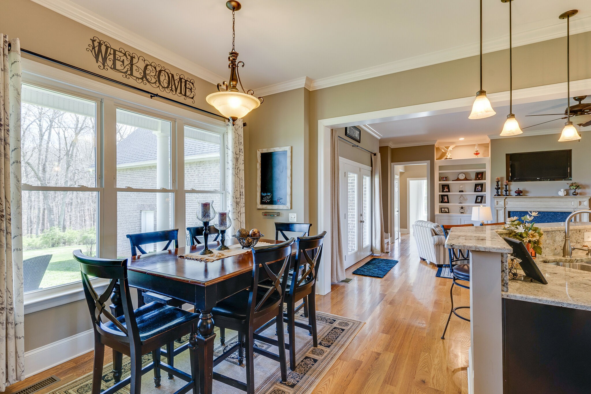 8882 New Chapel Road Springfield, TN 37172 - Photo 14 of 60 a view of a dining room with furniture window and outside view